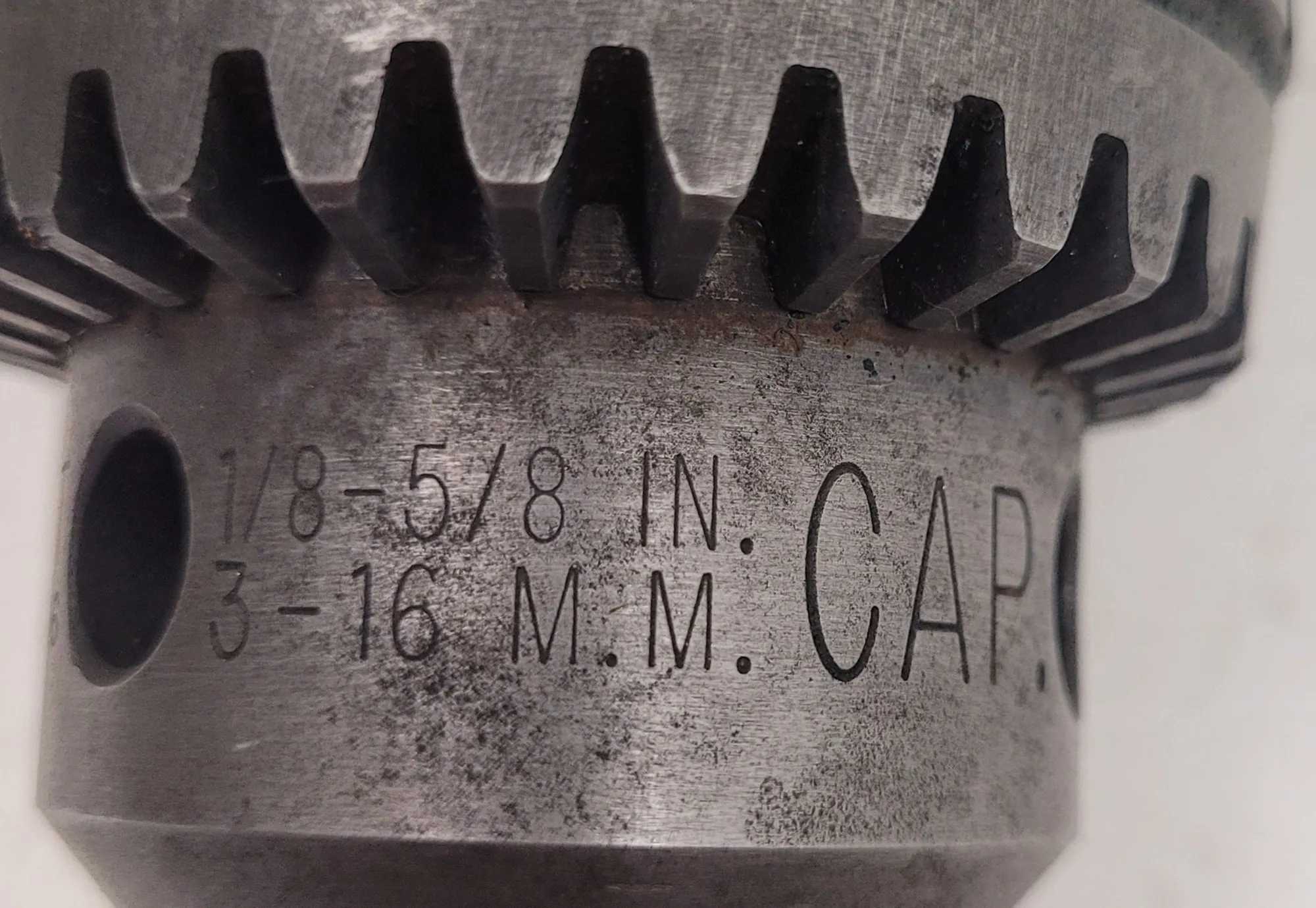 JACOBS BALL BEARING CHUCK 16N 3JT WITH CAT 50 HOLDER (1/8-5/8IN CAP) - MACHINE TOOLING