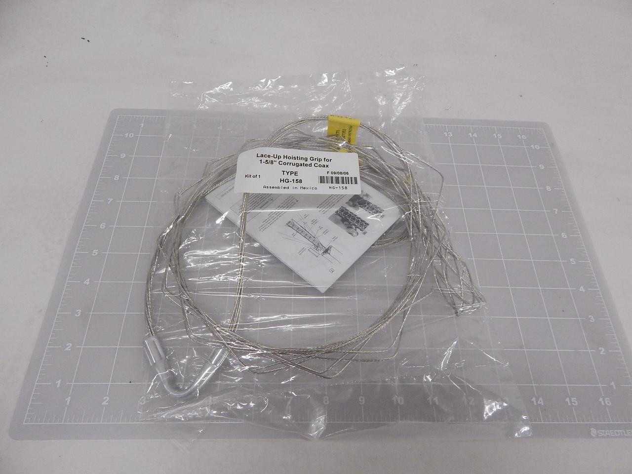 Lot of 285 HG-158 Lace Up Hosting Grip for 1-5/8" Corrugated Coax - GRIPPERS