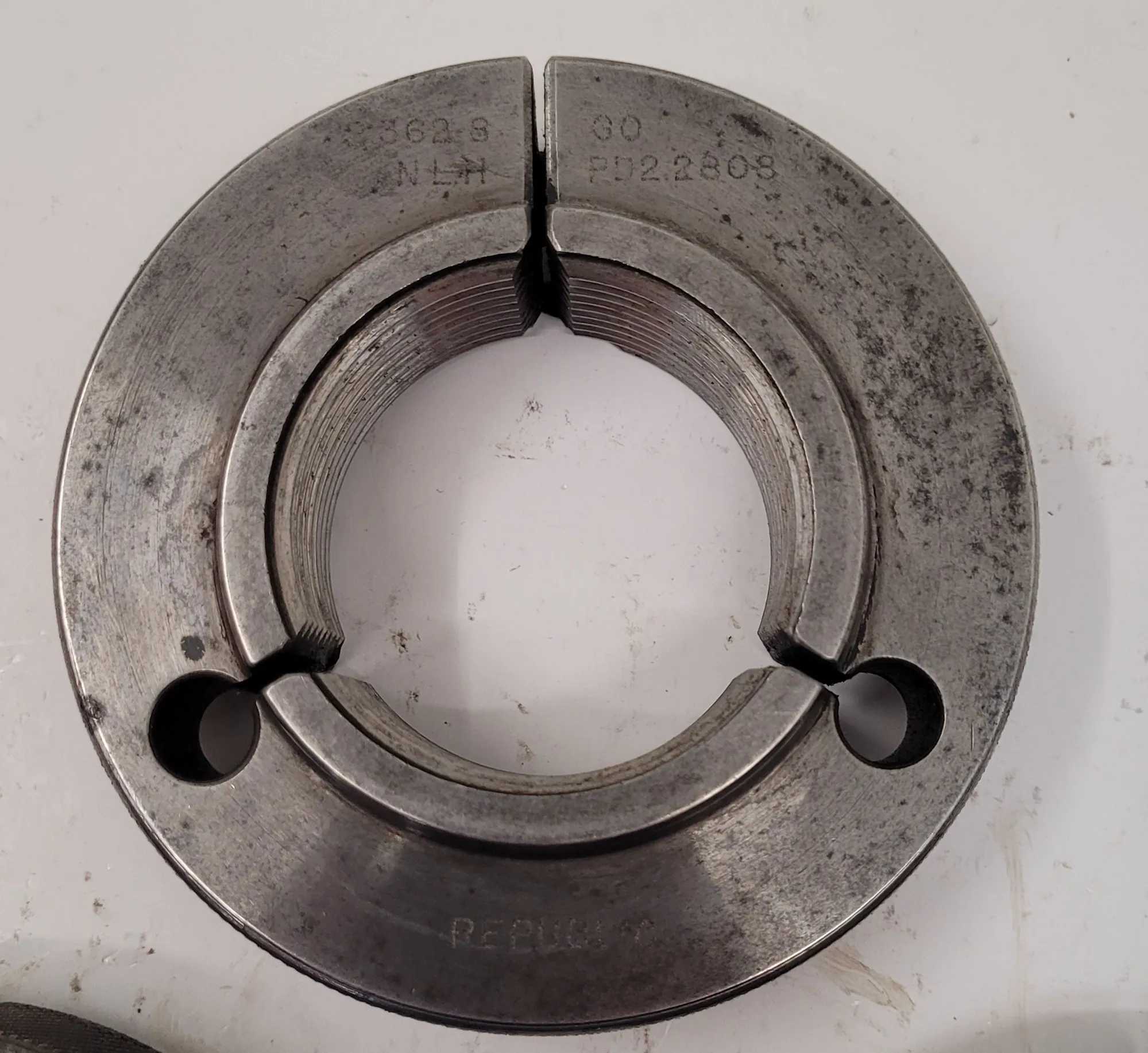 REPUBLIC THREAD RING GAUGES – GO – VARIOUS SIZES – SET OF 3 - MACHINING TOOLING & PARTS