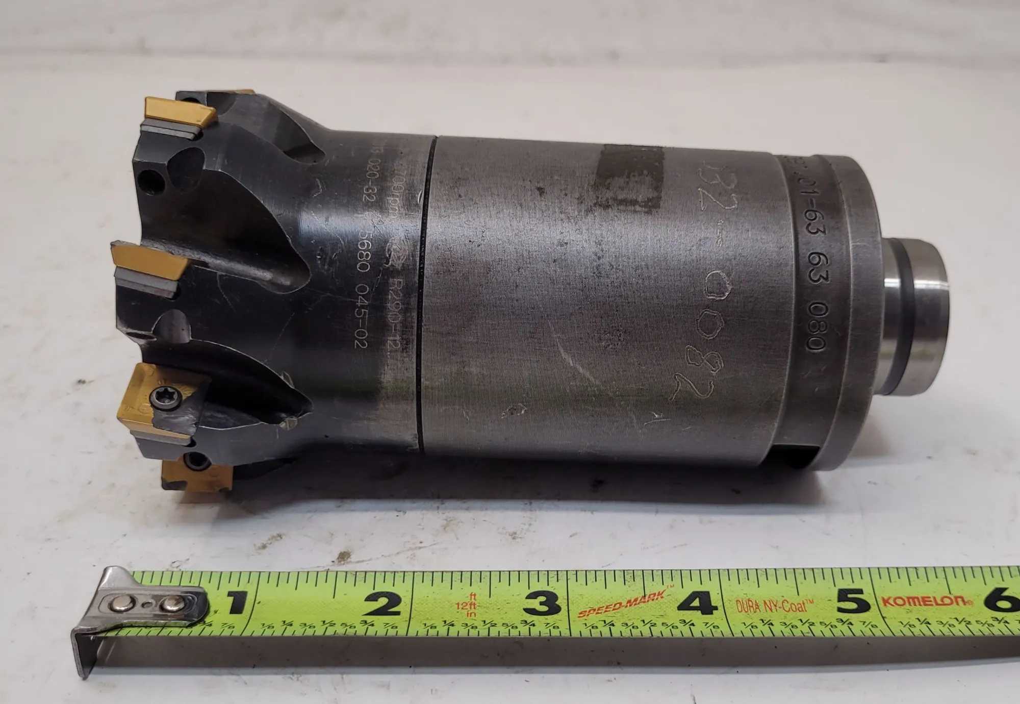 SANDVIK COROMANT R290-080V63-12H 80MM FACE MILL WITH VARILOCK 3" EXTENSION - MACHINE TOOLING