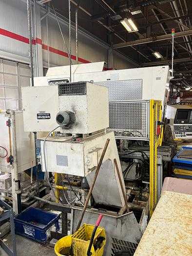 1996 EMAG VSC 130 TWIN CNC LATHE - DUAL SPINDLES, GE FANUC CONTROL, FILTRATION SYSTEM - CNC LATHES