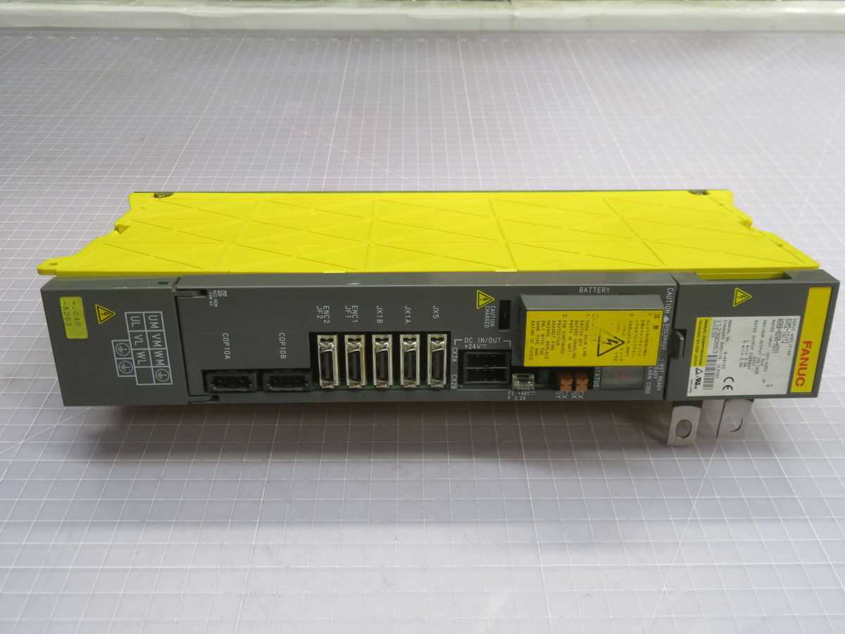 FANUC A06B-6096-H201, ALPHA SERIES DUAL-AXIS SERVO AMPLIFIER, 2 AXIS, 3.6 KW OUTPUT POWER/AXIS - SERVO DRIVES