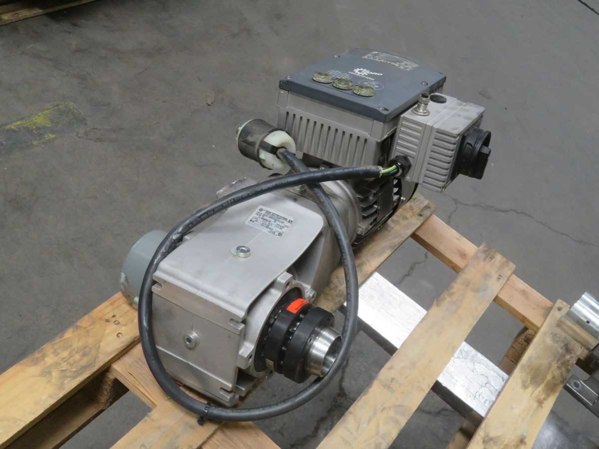 Nord 205E-750-340-A Nordac Flex Decentralized Power Drive System, 0.75 kW Power, 4-Pole - MOTOR & GEARBOX ASSEMBLY