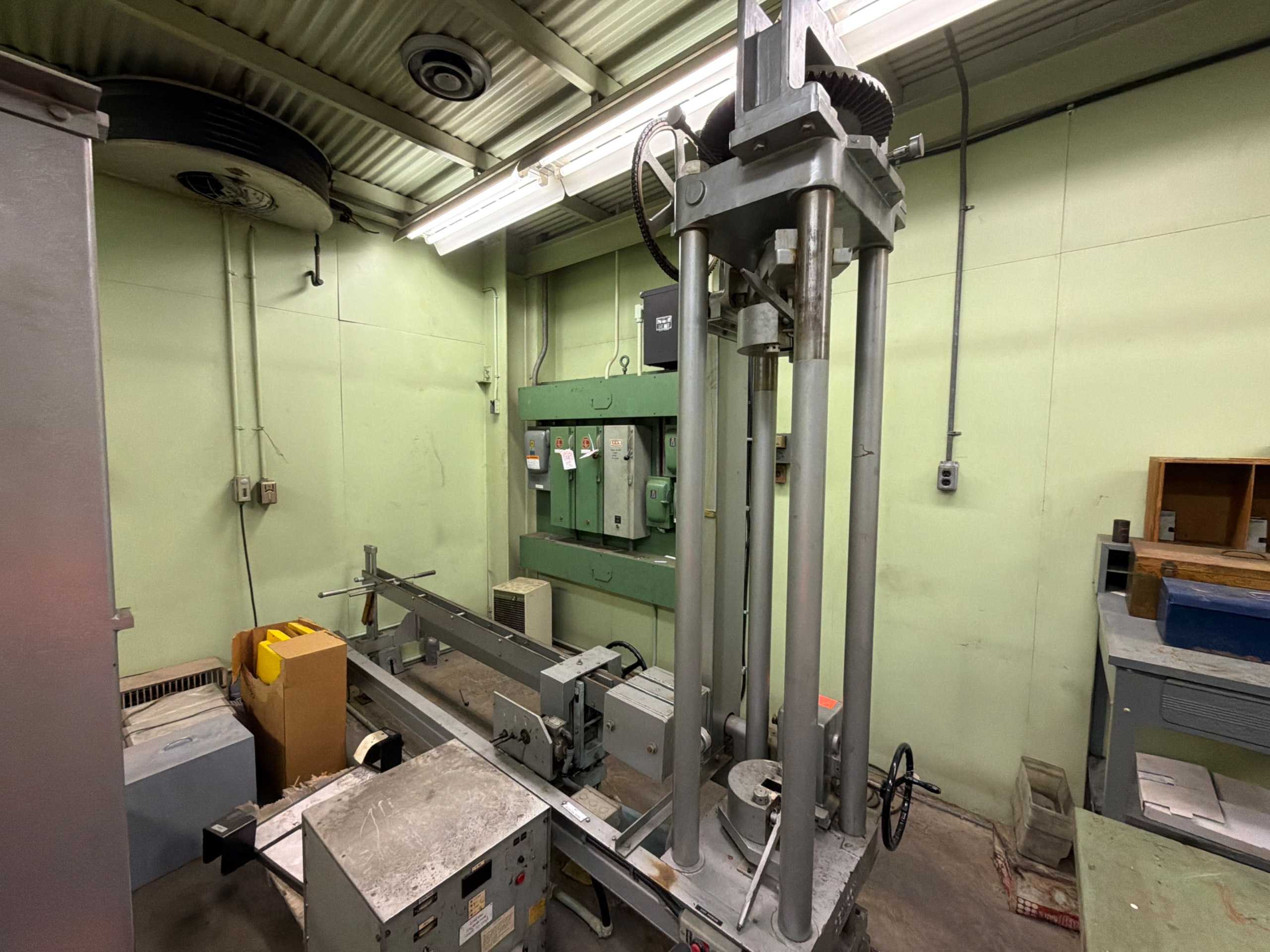 Denison T-55R Tensile Stress Relaxation Tester, 36,000 lbs Capacity - MATERIAL TESTING