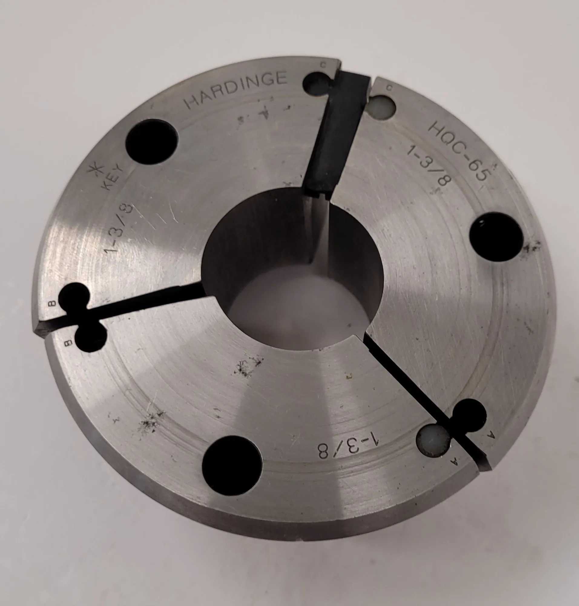 HARDINGE HQC-65 QUICK CHANGE COLLET, 1-3/8IN SIZE, 2.25” HEIGHT - MACHINING TOOLING & PARTS