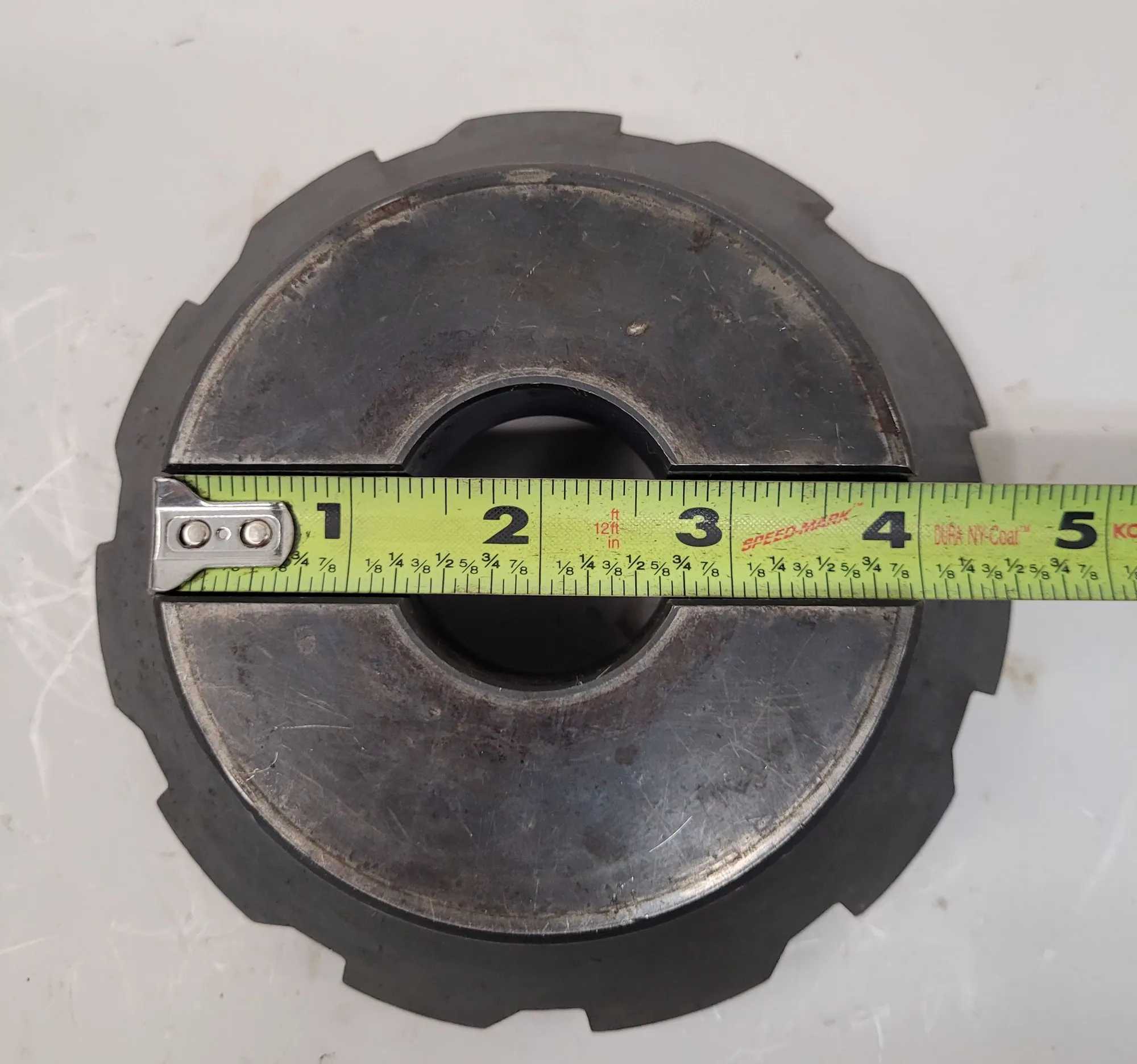 INGERSOLL INDEXABLE SHELL MILL, 6.0" OVERALL DIAMETER, 11 FLUTES, 1.5" ARBOR DIAMETER - MACHINING TOOLING & PARTS