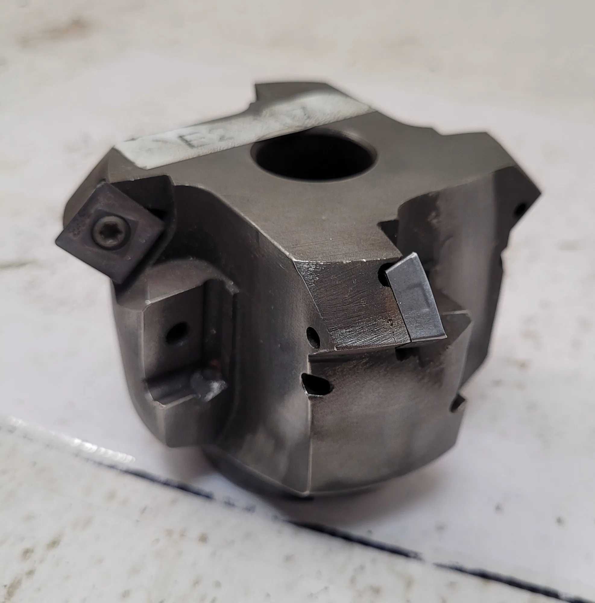 ISCAR 3190616 F135/90AC MILL - 1" INNER, 2" OUTER ARBOR HOLE, 2.5" H - MACHINING TOOLING & PARTS