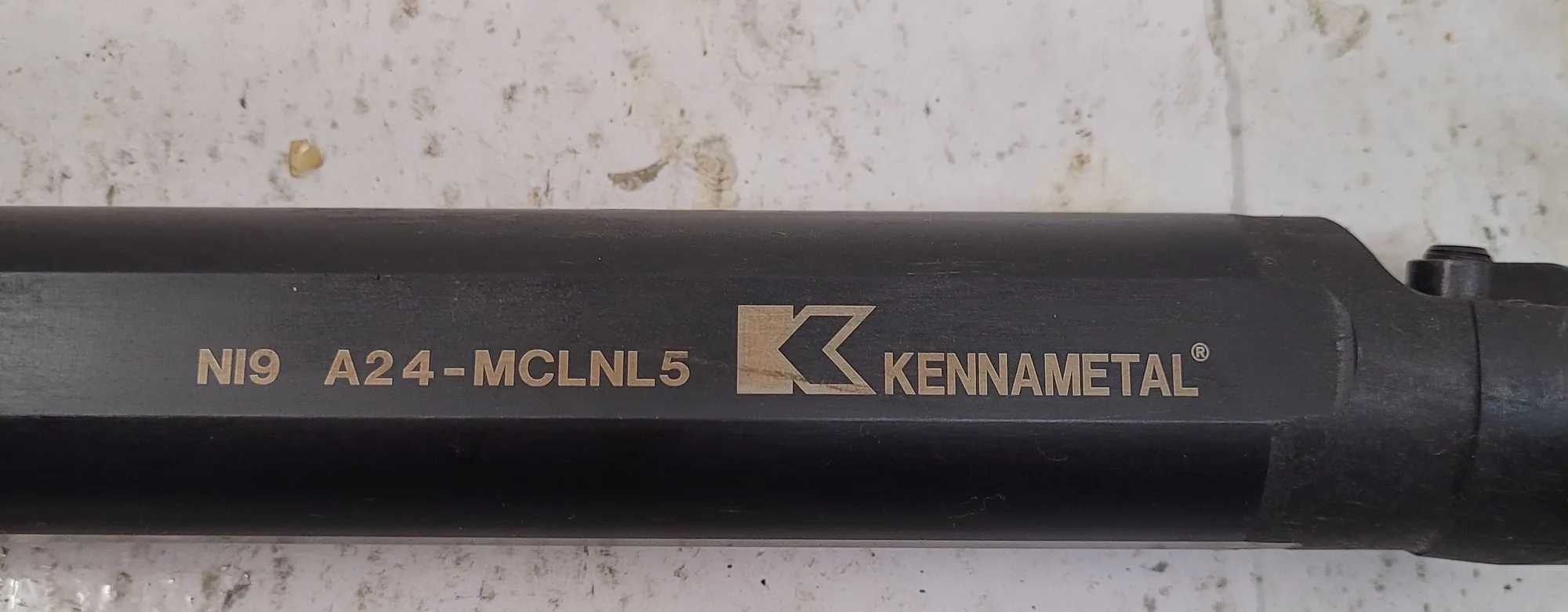 KENNAMETAL A24MCLNL5 INDEXABLE BORING BAR - 44.70 MM MIN BORE, 1-1/2 SHANK, 14.0000" OAL - MACHINING TOOLING & PARTS