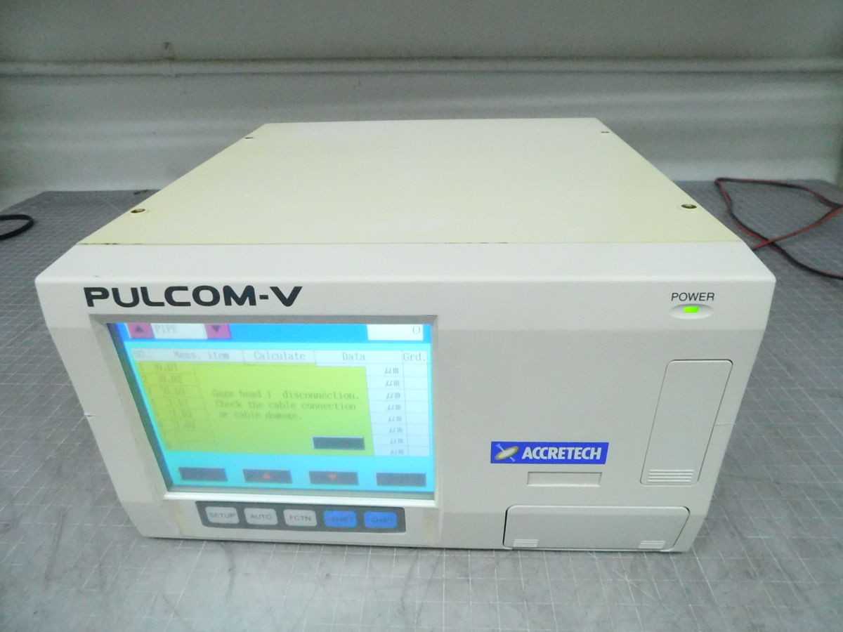 ACCRETECH TOSEI E-PV151121 PULCOM-V CONTROLLER M7008 - OPERATOR CONTROLS