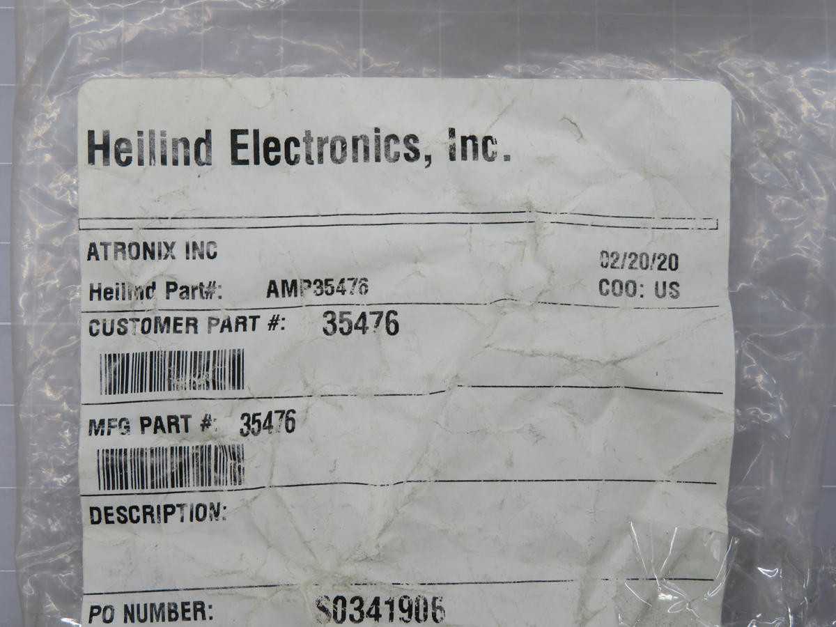 LOT OF 5000 HEILIND ELECTRONICS,INC. AMP35476 RING TERMINAL CONNECTORS T219826 - ELECTRICAL COMPONENTS