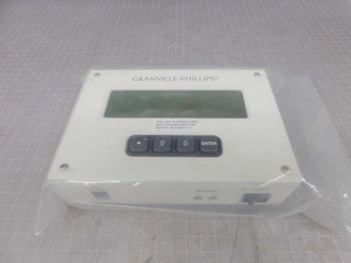 GRANVILLE-PHILLIPS 4301G01B TIM-100, CONTROL PANEL INT., 1E-11-5E-3 TORR RANGE, TOF PRINCIPLE - TEMPERATURE CONTROLLERS