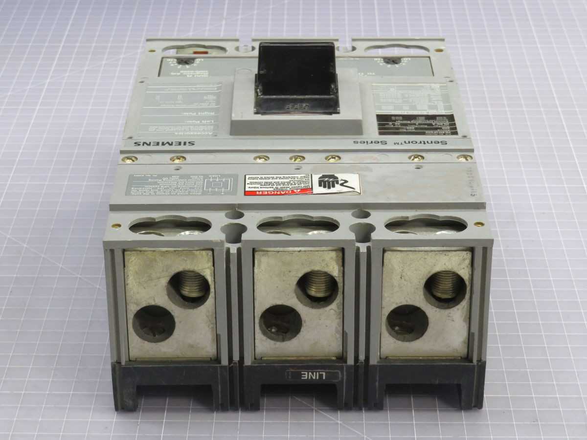 SIEMENS HLD63F600 BREAKER, 3P, 600A CURRENT, 600V VOLTAGE, 18KA INTERRUPT, THERMAL MAGNETIC TRIP - CIRCUIT BREAKERS