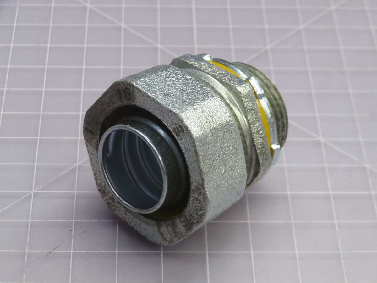 LOT OF 25 CROUSE-HINDS LT100 METALLIC LIQUID TIGHT FITTING T263886 - CONDUIT FITTING