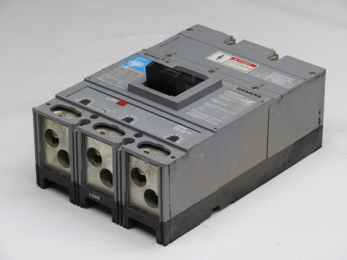 SIEMENS JD63F400 CIRCUIT BREAKER, 3 POLE, 600 VAC RATING, 400 A CURRENT - CIRCUIT BREAKERS