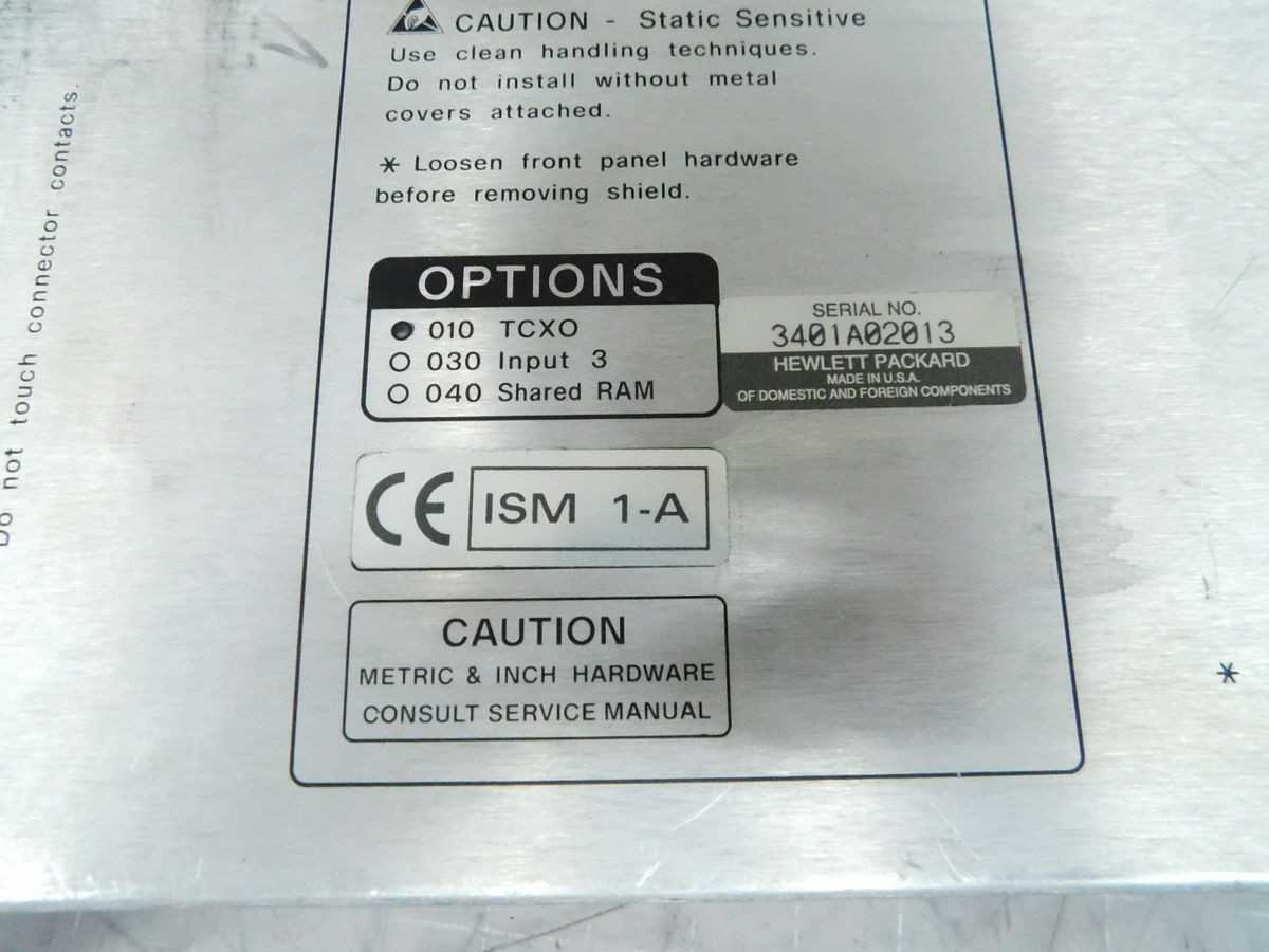 HP Hewlett Packard E1420B Universal Counter 200MHz/2ns, Option 010 M7272 - INSPECTION & MEASUREMENT