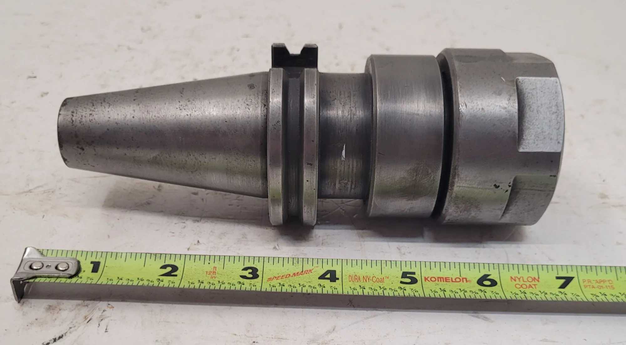 COMMAND CAT 40 TOOL HOLDER – 1IN DIAMETER HOLE, TAPERED SHANK, BODY 2.42IN, OAL 6.5IN - MACHINING TOOLING & PARTS