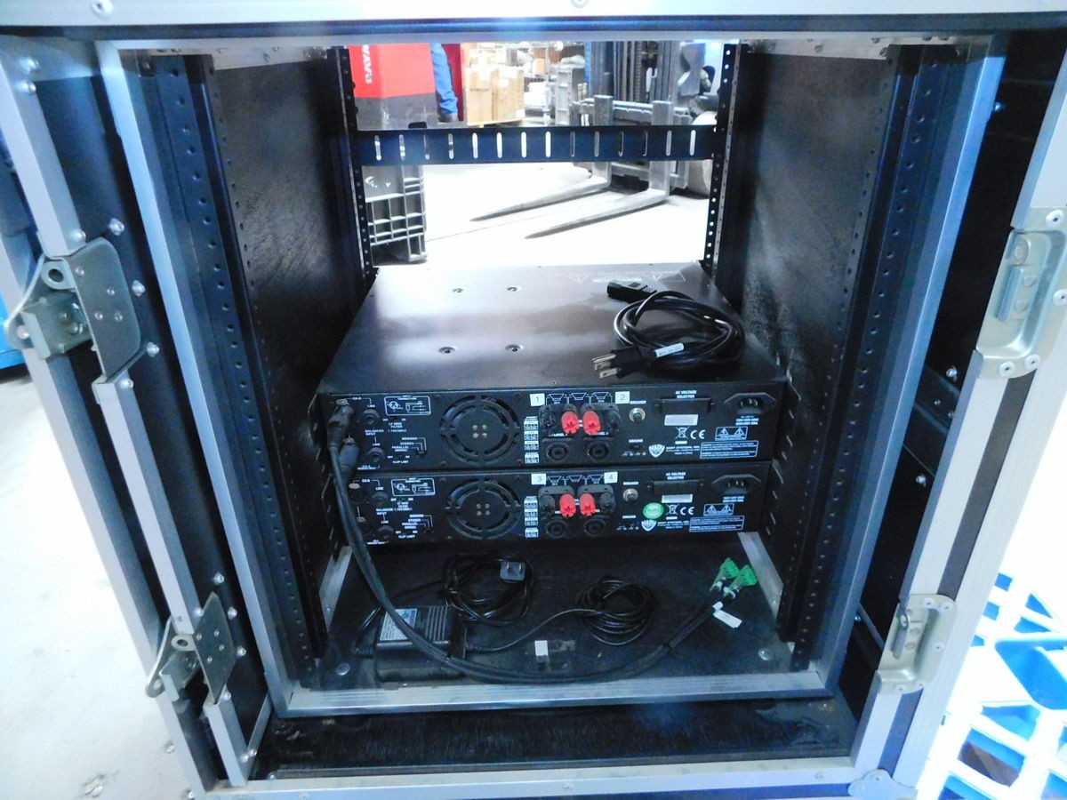 DADY SPA 850 STEREO POWER AMP. 2CH 850W W/RACK CABINET - MISCELLANEOUS