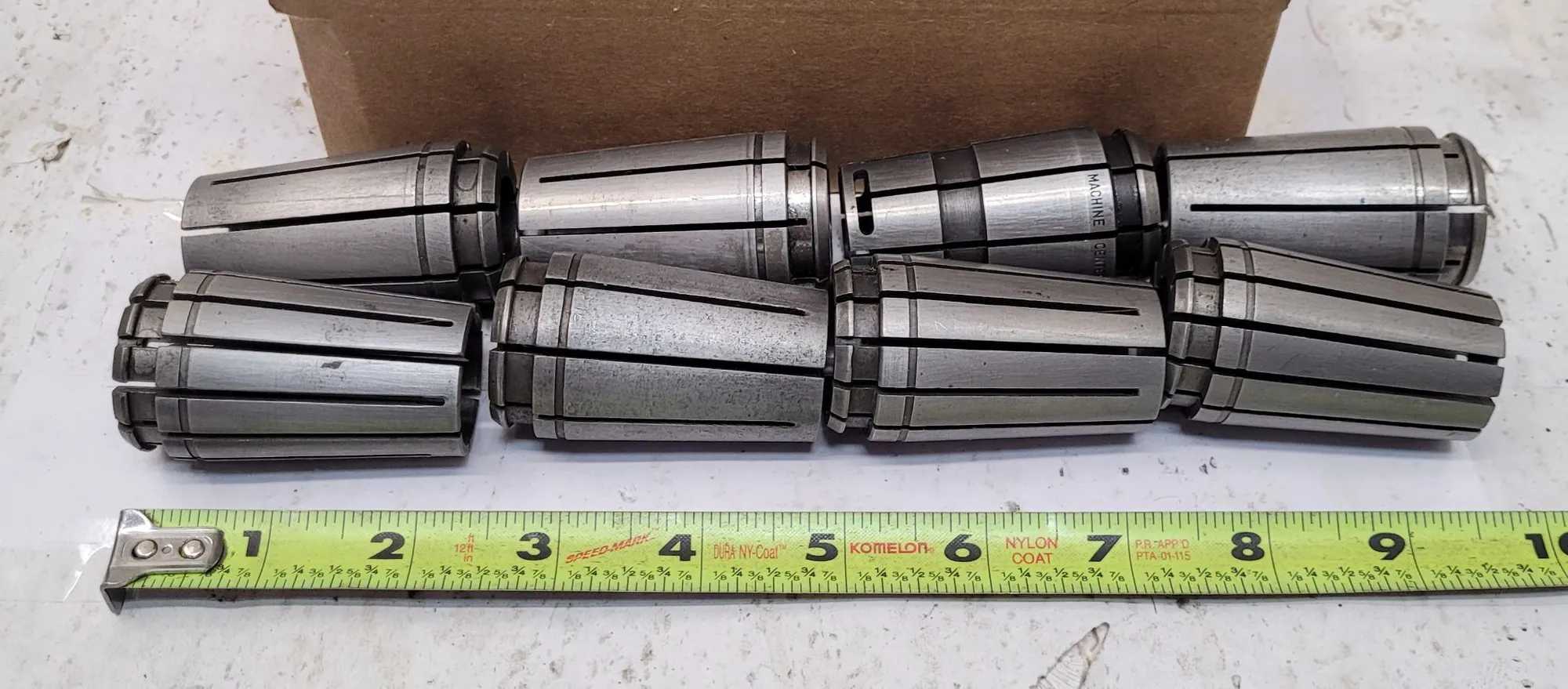 ERICKSON TG-150 TAP COLLET SET OF 8 - MACHINING TOOLING & PARTS