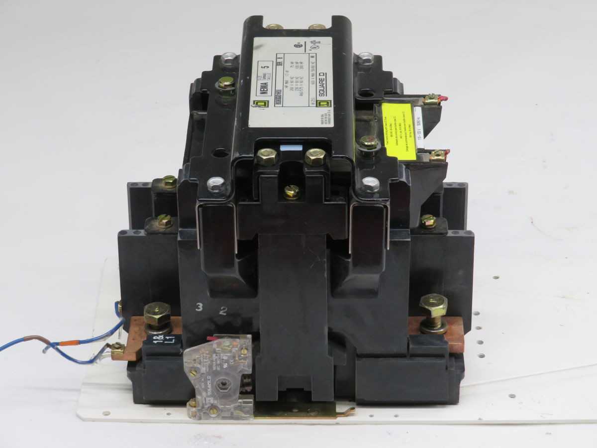SQUARE D 8536SG01H30 STARTERS, NEMA 5, NON-REV, 200 HP POWER, 50/60 HZ FREQ, 440-480V COIL, 600V MAX SYS - AUTOMATION & CONTROLS