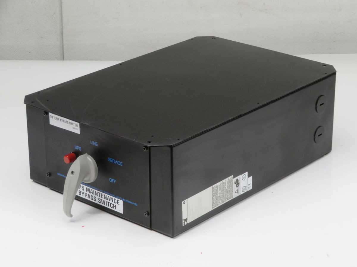 EATON BPE-20-MBB-1A EXTERNAL TRANSFER SWITCH T261795 - SWITCHGEAR