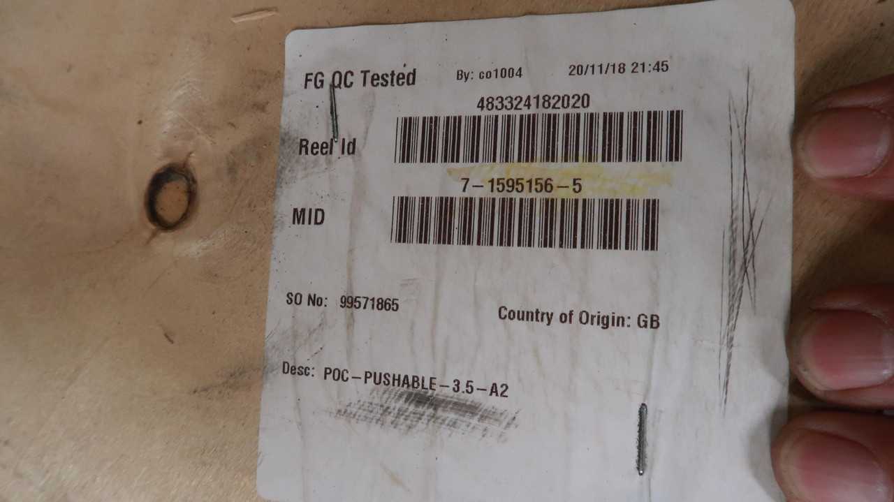 Commscope 7-1595156-5 Single Mode Fiber Optic Cable, 1 Fiber Count, 30000 m Length, 8 Rolls - FIBER OPTIC CABLE