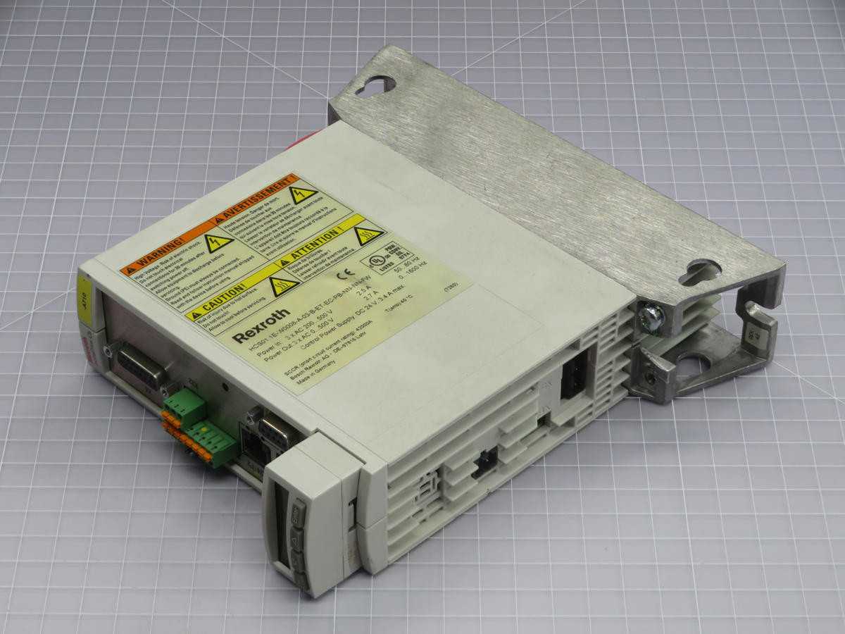 Rexroth HCS01.1E-W0008-A-03-B-ET-EC-PB-NN-NN-FW, AC Drives, 200-500V In, 2.7A Out - SERVO