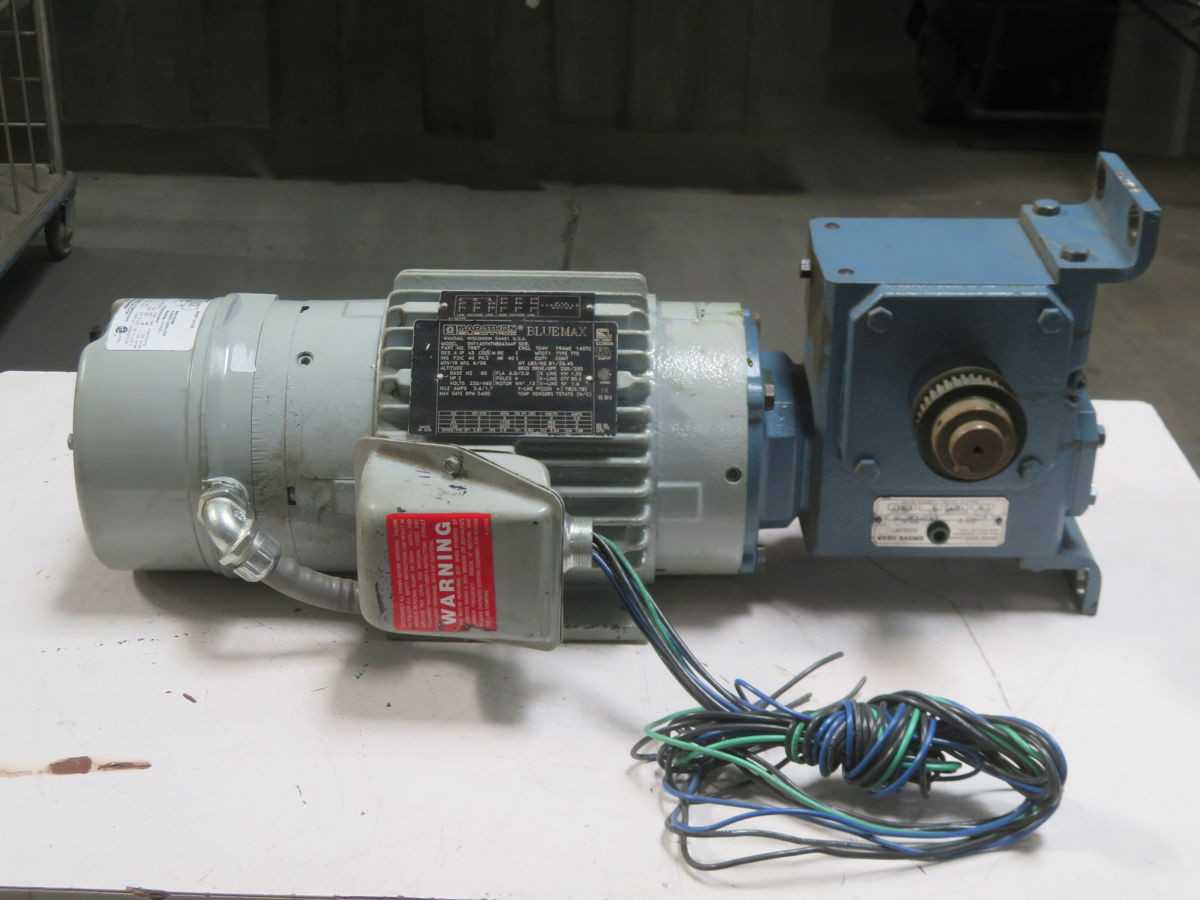 MARATHON ELECTRIC DVF145THTN8043AAP Y987 MOTOR W GROVE GEAR T265305 - AC MOTOR