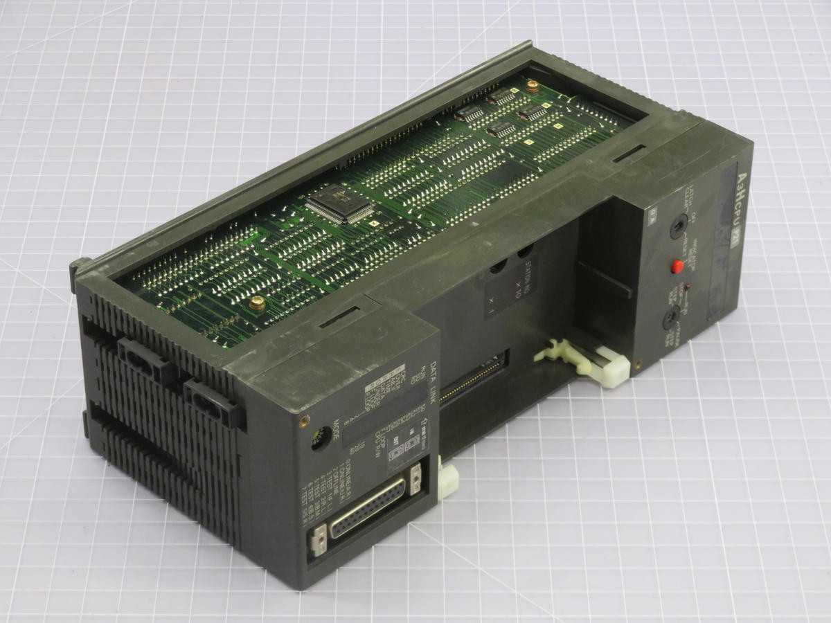 MITSUBISHI A3HCPUP21 PLC, 30K STEPS MEM, 4096 I/O, 0.2 ΜS/INSTR SPD, 5V DC 0.73A POWER - PLC MODULES