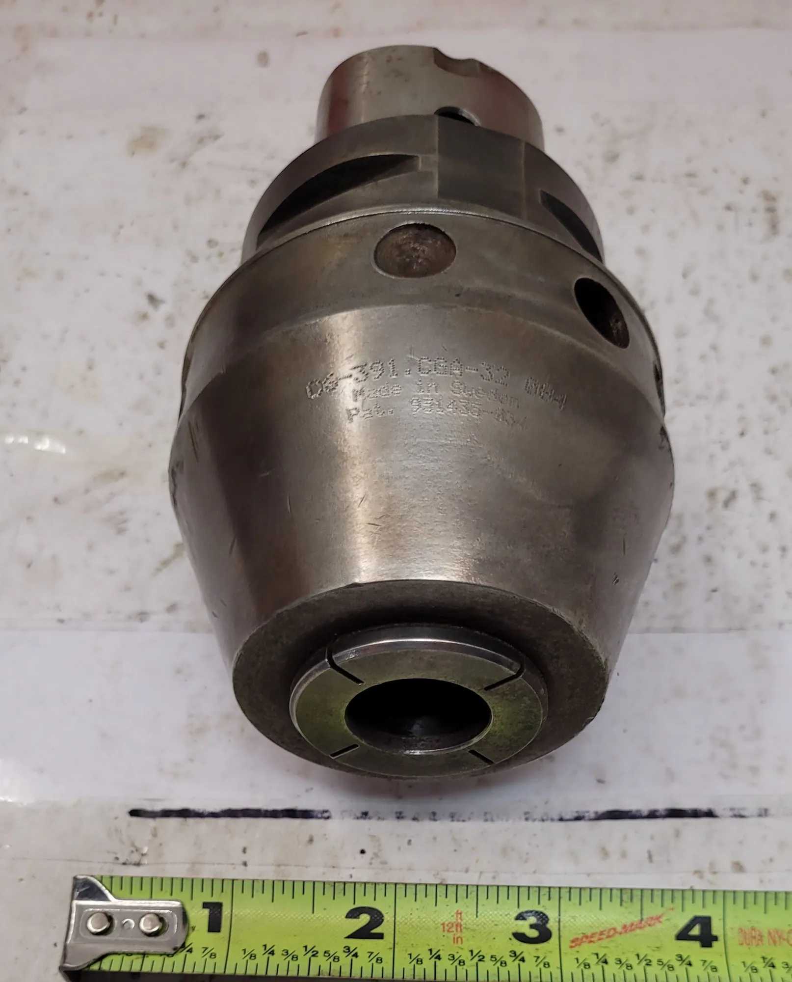 SANDVIK COROMANT CAPTO TO HYDRO-GRIP PRECISION CHUCK C6-391.CGA-32 084 - MACHINING TOOLING & PARTS