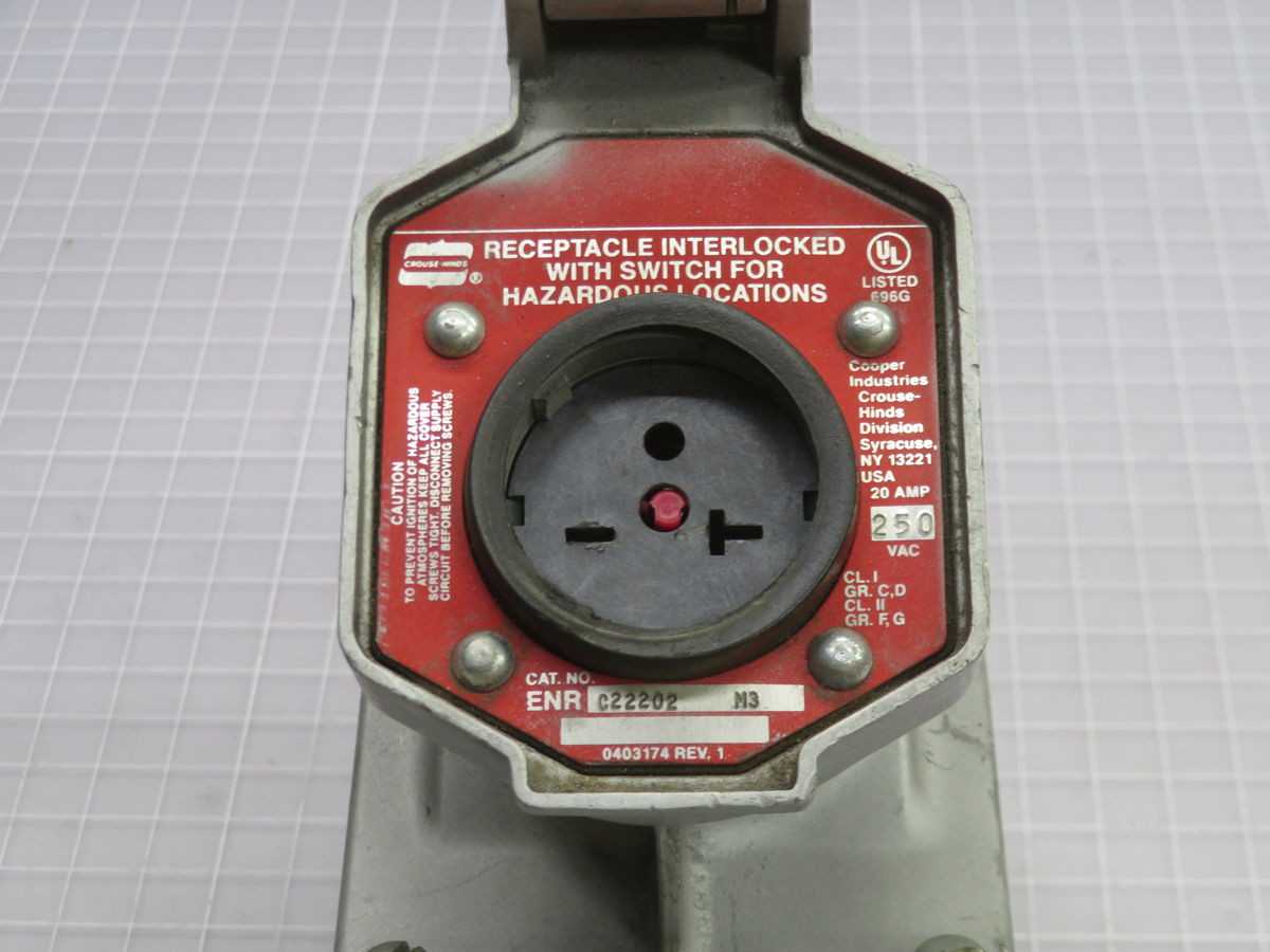 EATON ENRC22202 RECEPTACLE T261838 - ELECTRICAL RECEPTACLES