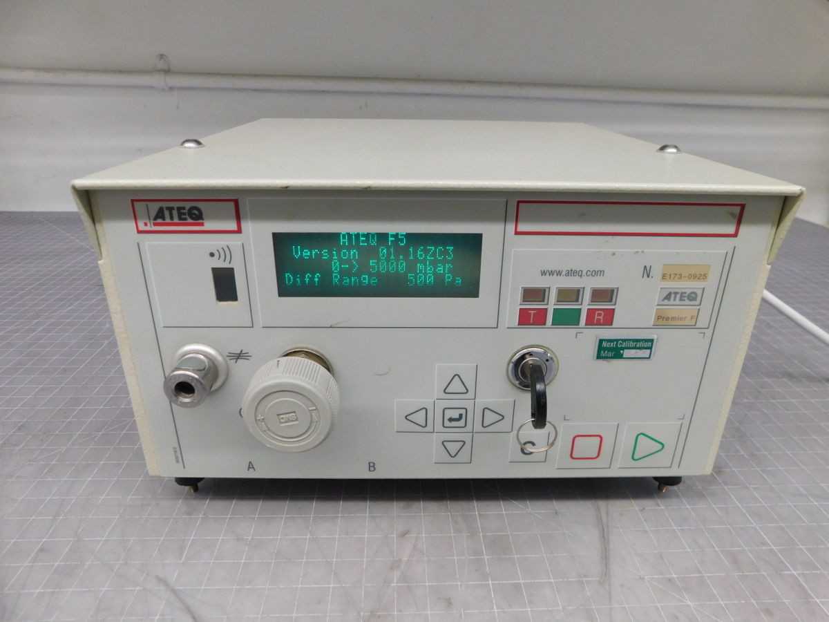 ATEQ Premier F Air Leak Detector M6846 - Precision Testing Equipment - INSPECTION & MEASUREMENT