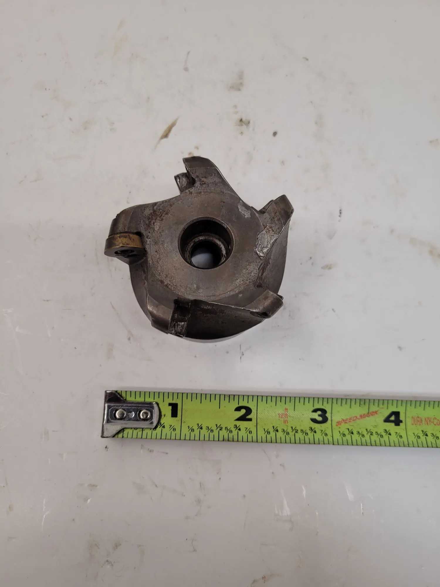 INGERSOLL CUTTING TOOLS INDEXABLE SHELL MILL, 5W6H02R02, HUB 2”, BORE .75”, OD 2.25”, OAL 1.6” - MACHINE TOOLING