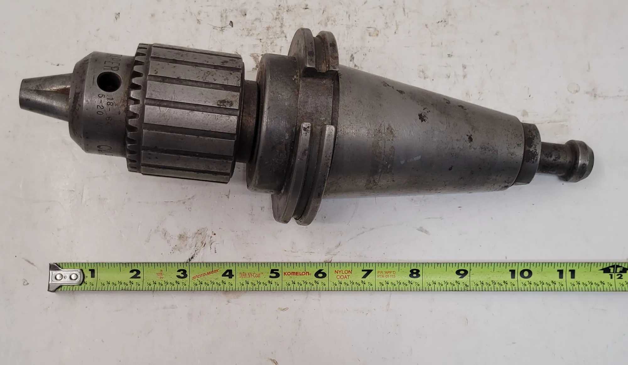 JACOBS TAPER CHUCK - CAT 50 – 36 PD – 3 TAPER (.18-.80IN / 5-20MM CAP) - MACHINING TOOLING & PARTS