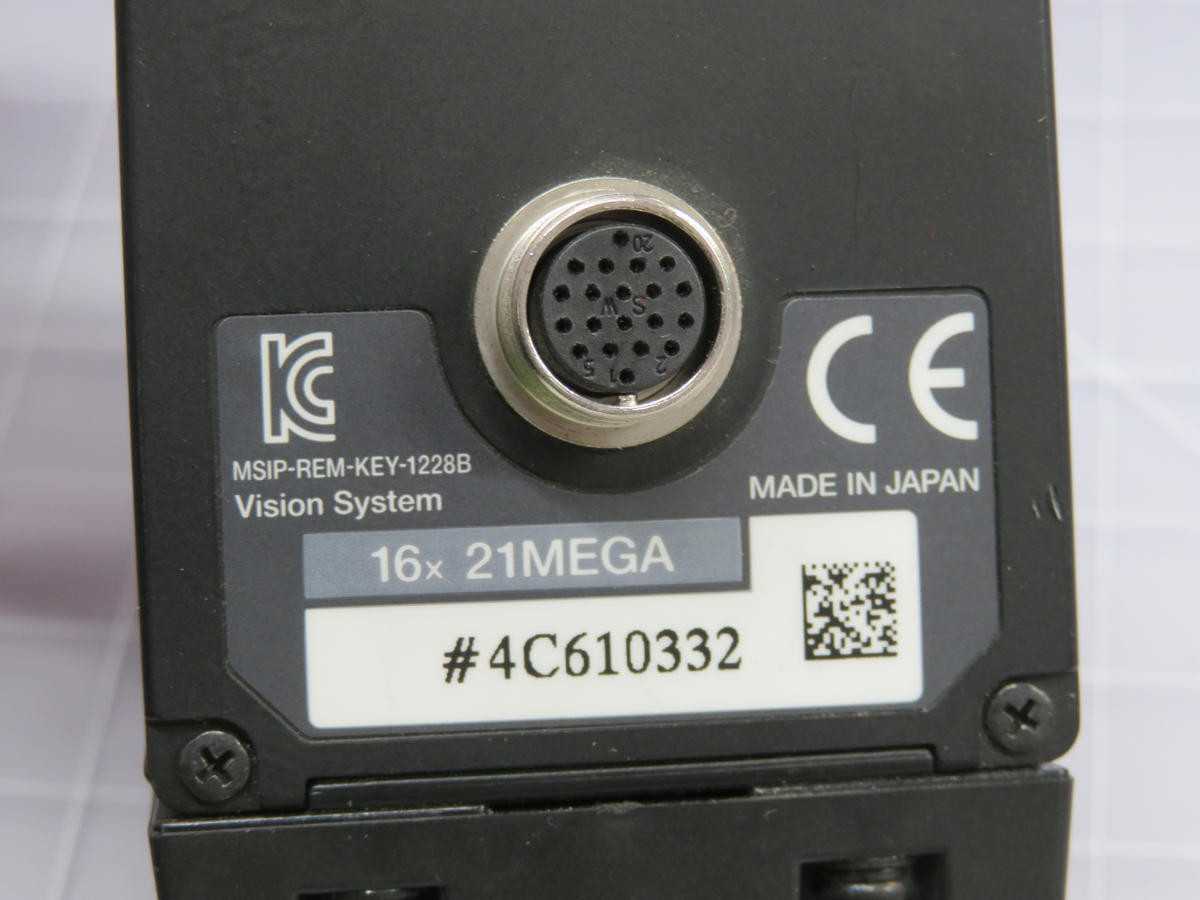 KEYENCE CA-H2100M, CCD CAM CONTROLS, 2MP, 1600X1200 RES, 15 FPS, CAMERA LINK, C-MOUNT - INSPECTION CAMERAS