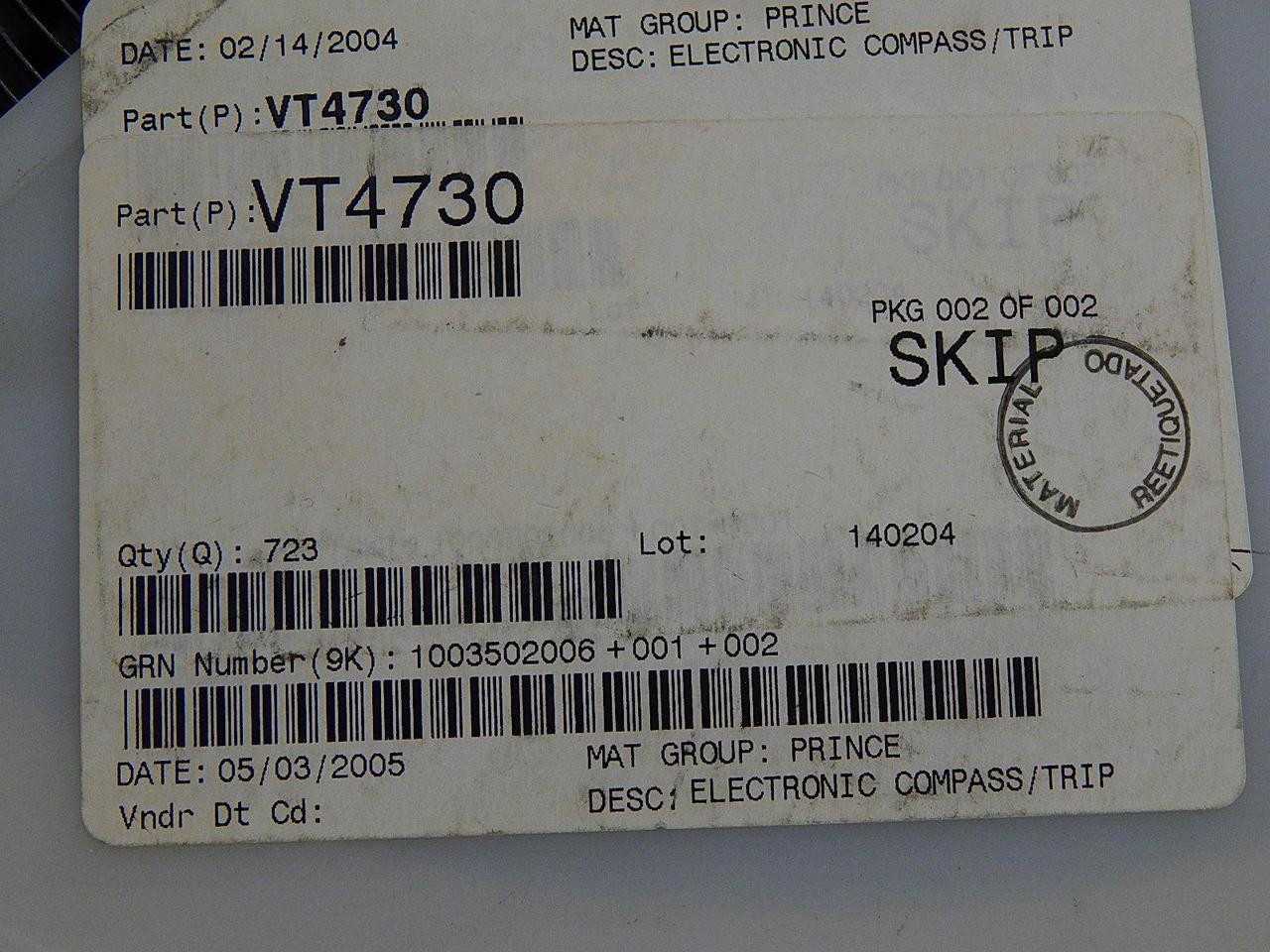 LOT OF 720 SC427730CFBR2 ELECTRONIC COMPPAS / TRIP - TEMPERATURE CONTROLLERS