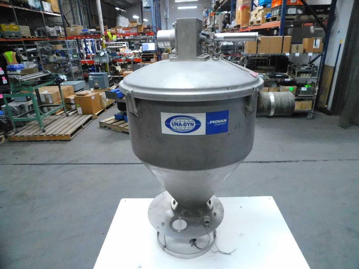 UNA-VIN PIOVAN LSDCAF211 PLASTIC HOPPER LOADER, S.S - STORAGE & HANDLING EQUIPMENT