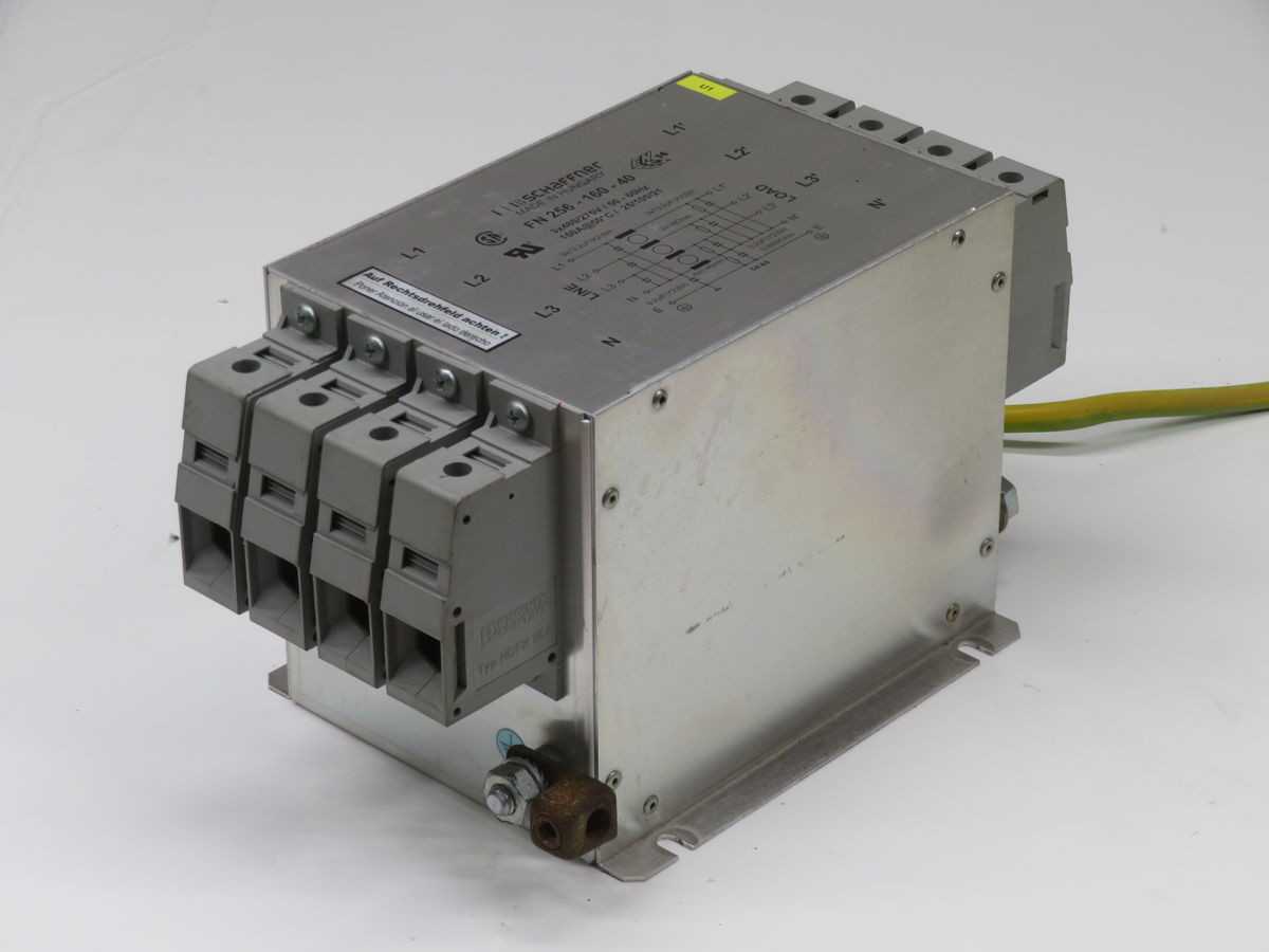 SCHAFFNER FN 256-160-40 LINE FILTER BH0593 - LINE FILTERS