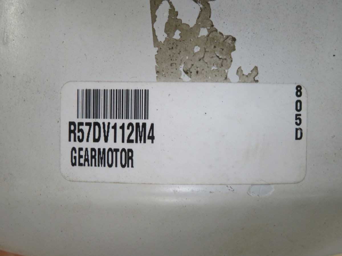 SEW EURODRIVE R57DV112M4 GEAR MOTOR ASSY T263338 - GEAR REDUCERS