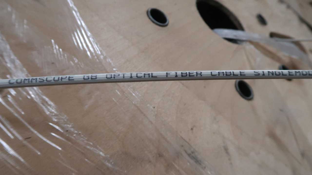 Commscope 7-1595156-5 Single Mode Fiber Optic Cable, 1 Fiber Count, 30000 m Length, 8 Rolls - FIBER OPTIC CABLE