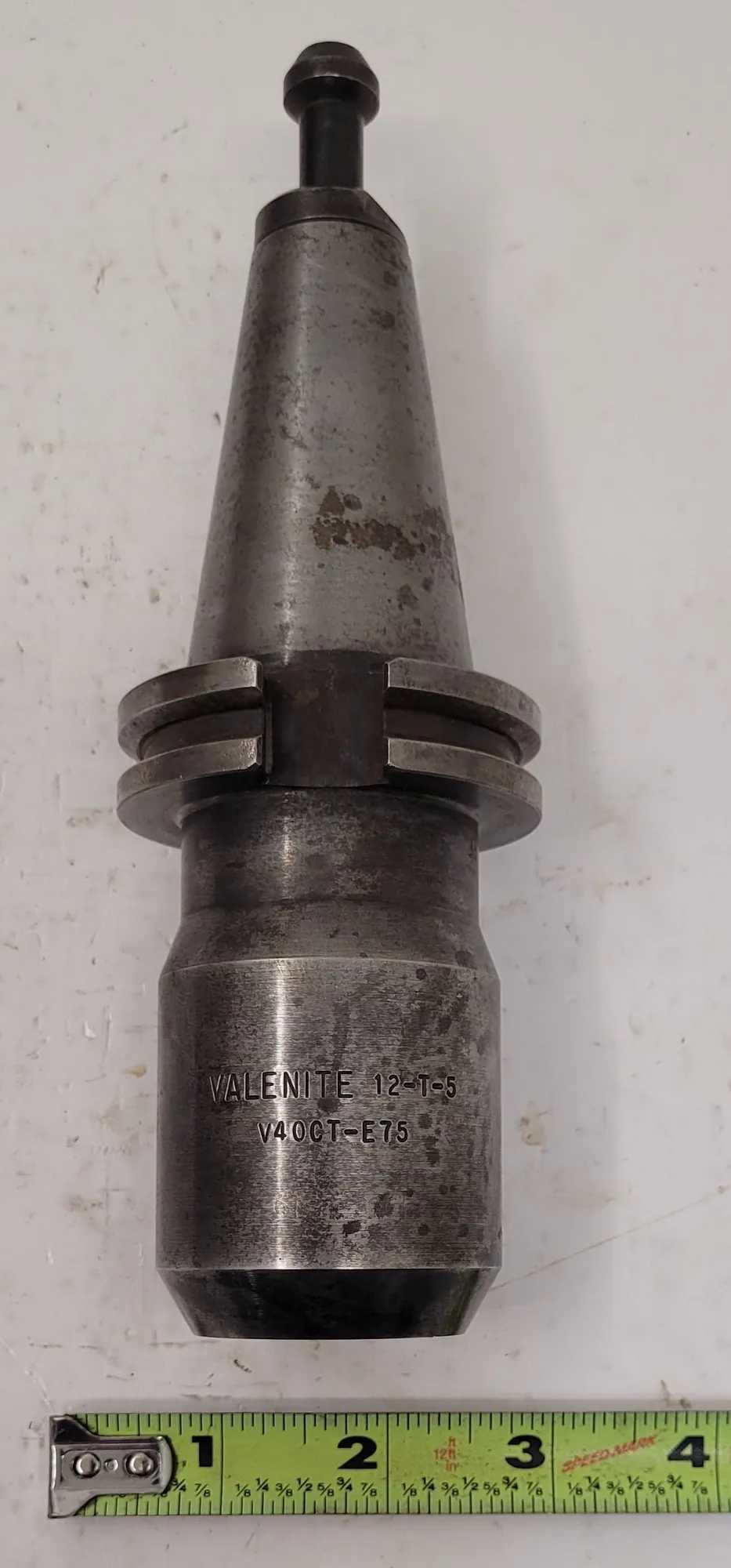 VALENITE 12-T-5 V40CT-E75 CAT 40 END MILL HOLDER 0.75" BORE - MACHINING TOOLING & PARTS