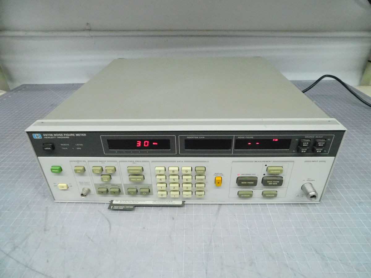 HP 8970B NOISE FIGURE METER M6773 - SIGNAL CONDITIONERS