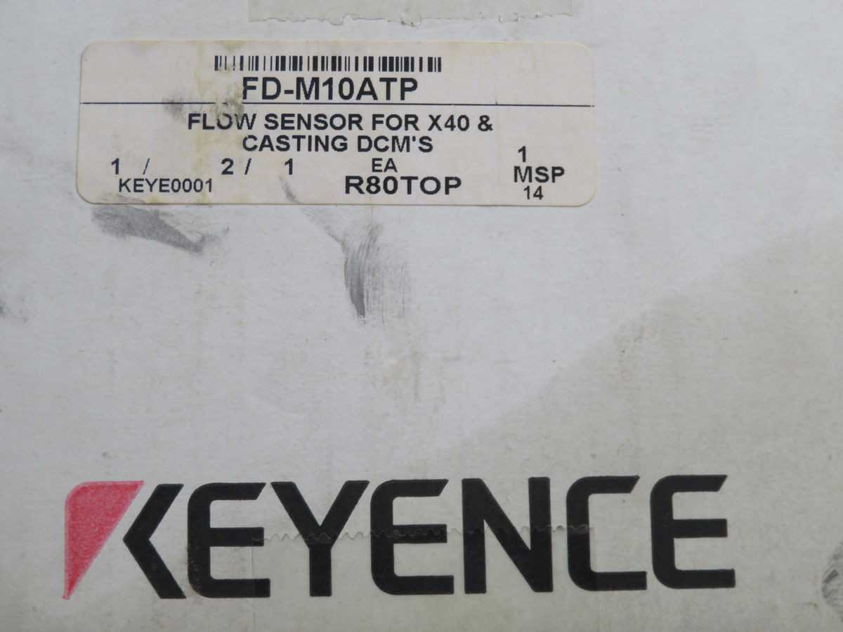 KEYENCE FD-M10AТР FLOW SENSOR T260018 - FLOW MEASUREMENT