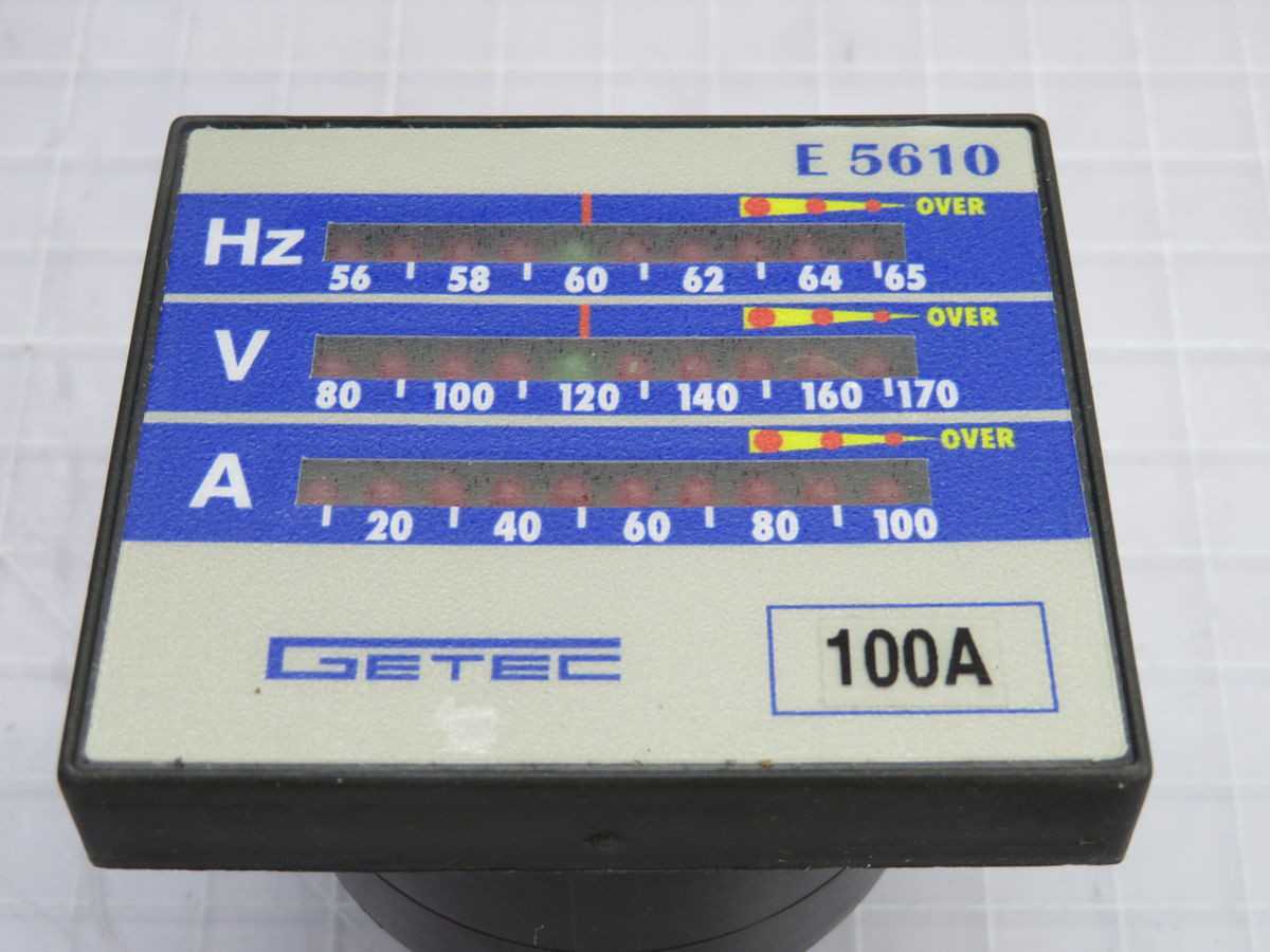 GETEC E 5610 PANEL VOLTAGE T259286 - PANEL METERS