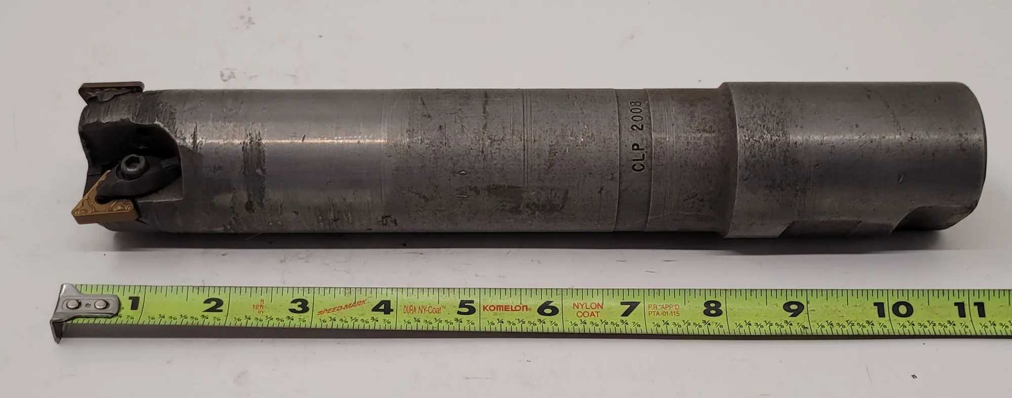 CLP 2008 HEAVY DUTY 11 INCH SHOULDER SQUARE END MILL, 3 INSERTS, 2.0" SHANK - MACHINE TOOLING