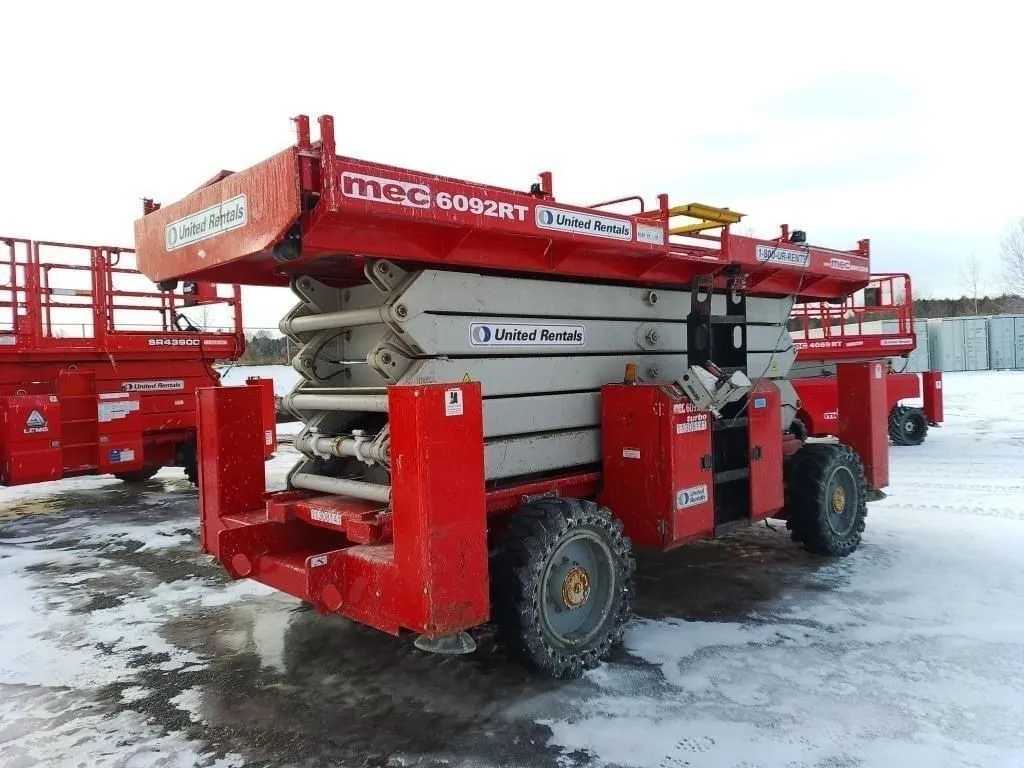 2021 MEC 6092RT ROUGH TERRAIN SCISSOR LIFT, 66 FT WORKING HEIGHT, 1,200 LB CAPACITY - SCISSOR LIFTS