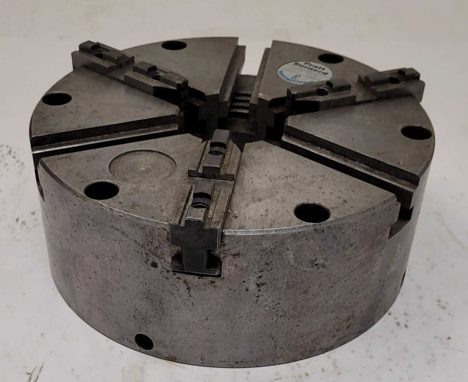 PRATT BURNERD INTERNATIONAL LATHE CHUCK, 3 JAW, 8.25 INCH DIAMETER - MACHINING TOOLING & PARTS