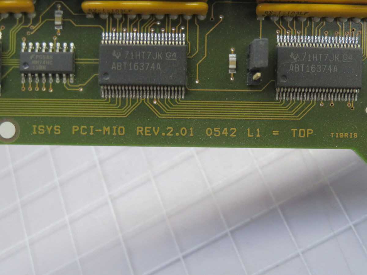 ISYS 012BC687 001_PCIMIO PCI CARD BH0652 - PCB CIRCUIT BOARDS