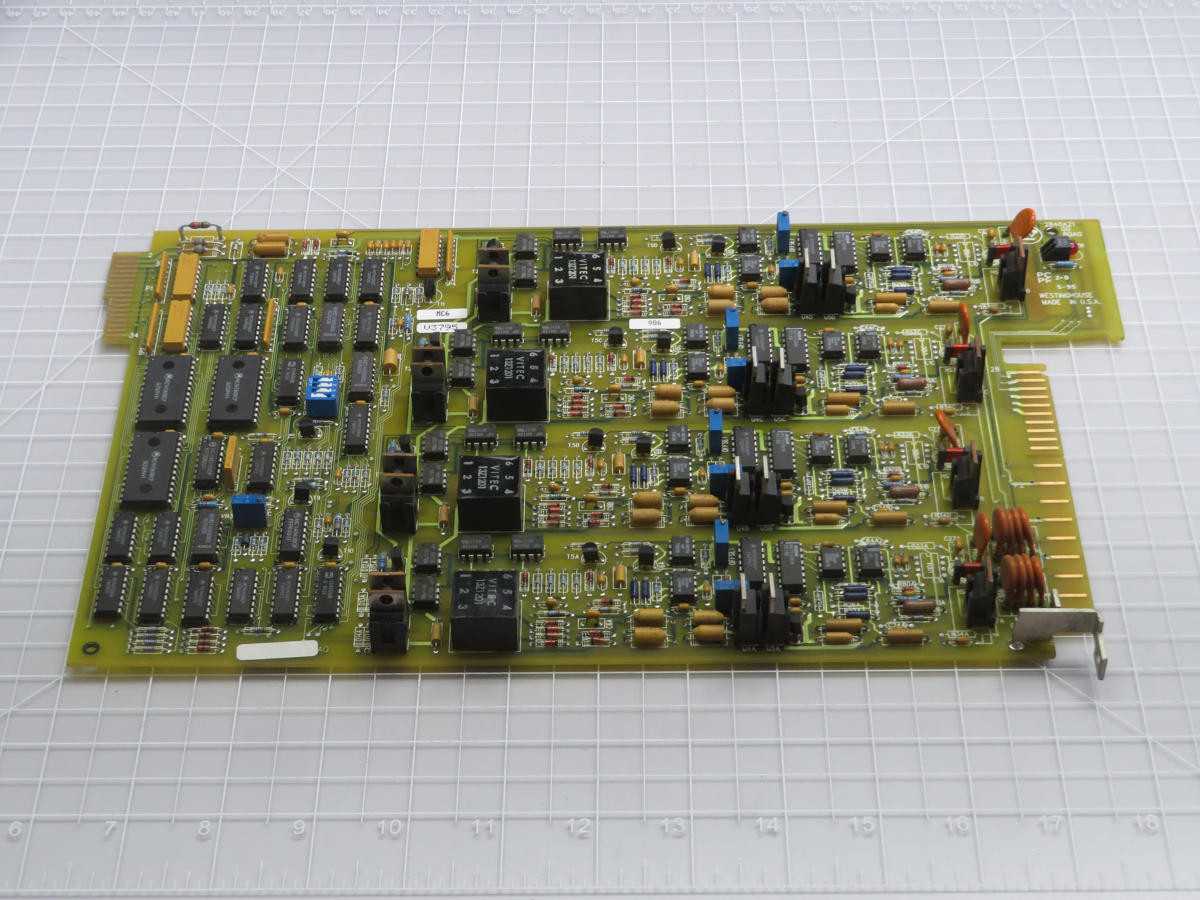 Westinghouse 2840A21G01 Circuit Board, 4 Channels, Analog Output, 4-20 Ma Current Output - PCB CIRCUIT BOARDS