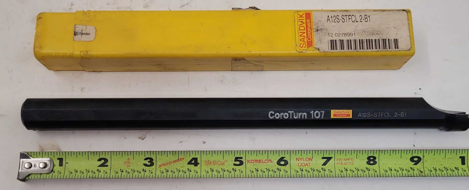 SANDVIK COROMANT A12S-STFCL 2-B1 COROTURN 107 BORING BAR FOR TURNING - MACHINING TOOLING & PARTS