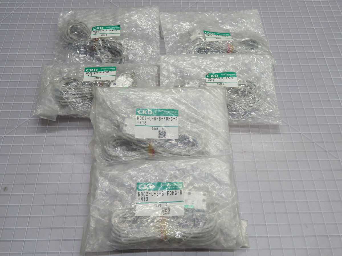 LOT OF 6 CKD MDC2-L6-8 MOUNTING CYLINDER T264986 - PNEUMATIC CYLINDERS & ACTUATORS